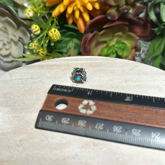 Pandora bracelet charm 925 Turquoise bloom retired - Picture 4 of 5